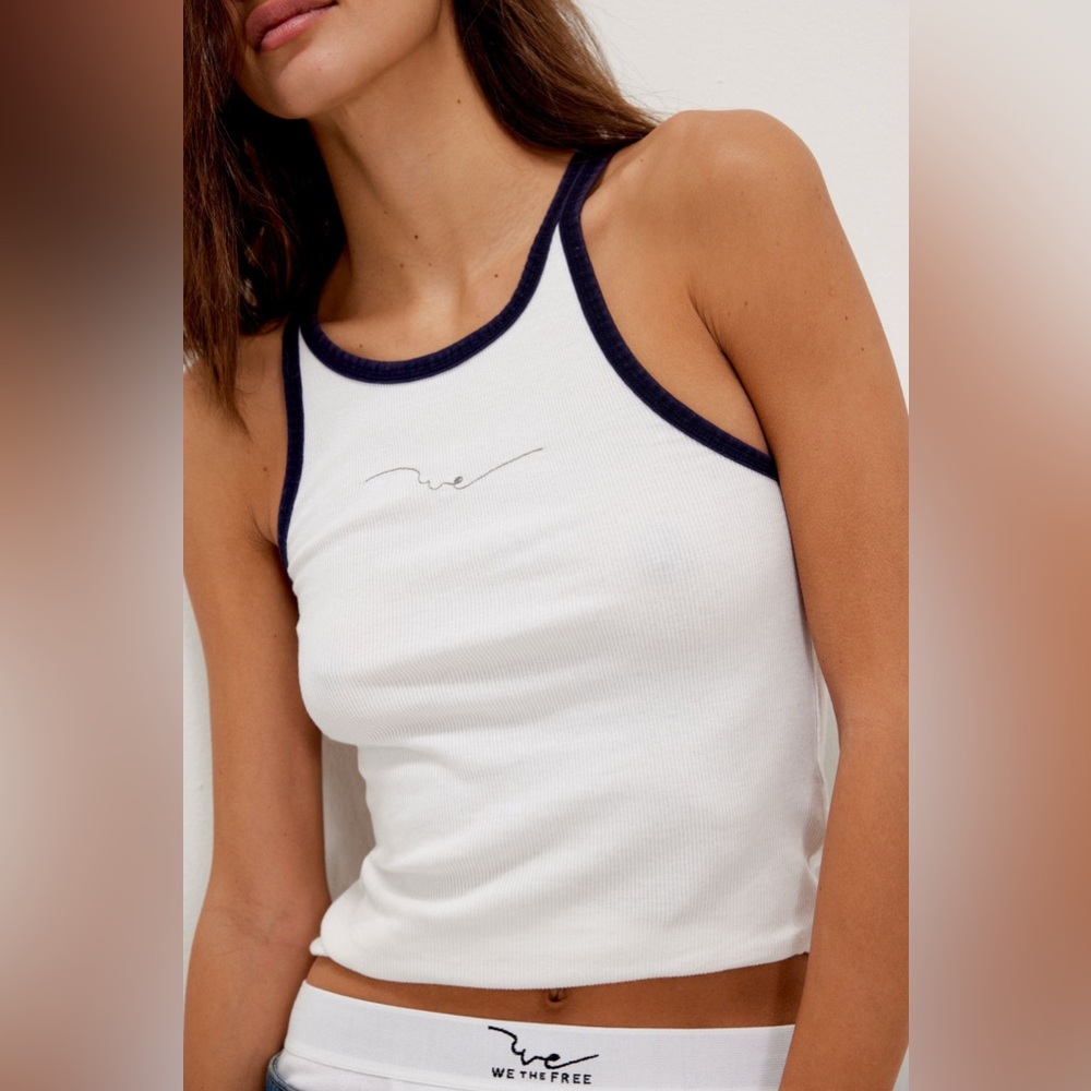 NWT We The Free We Tank in Size XS in Color White and Black.